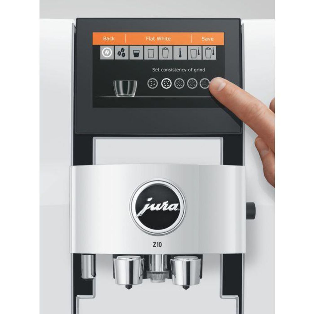 Jura Z10 Automatic Coffee Machine in Diamond White, , large