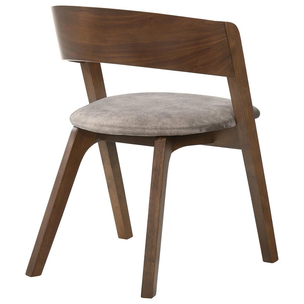 Armen Living Jackie Dining Chair in Walnut, , large