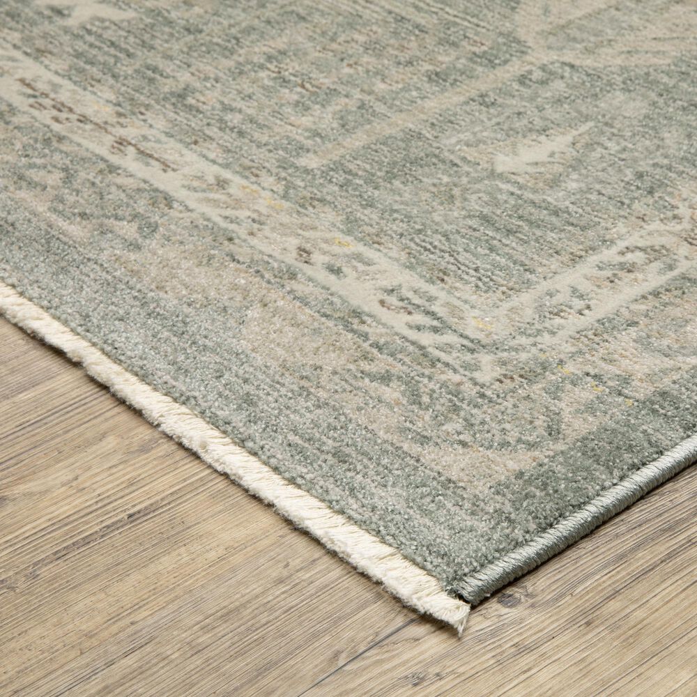 Oriental Weavers Keaton Green and Beige 5&#39;3&quot; x 7&#39;6&quot; Area Rug, , large