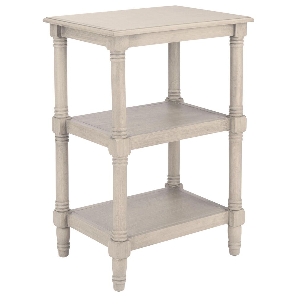 Safavieh Cassie 3-Shelf Accent Table in Greige, , large