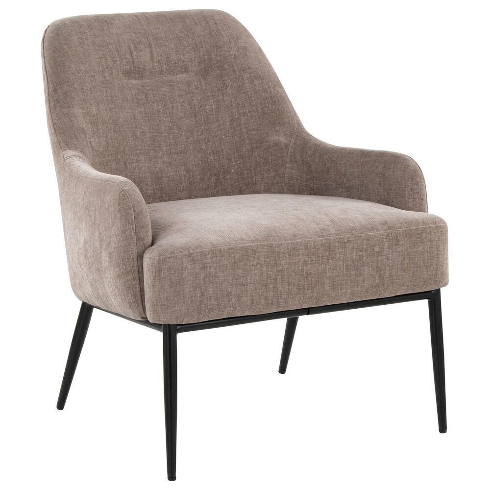 Lumisource Marcel Accent Chair in Light Brown, , large