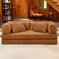 Jaxx Unsofa Stationary Loveseat in Spice Orange, , large