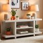 Riva Ridge Latitude 55" Open Console in Brushed White, , large