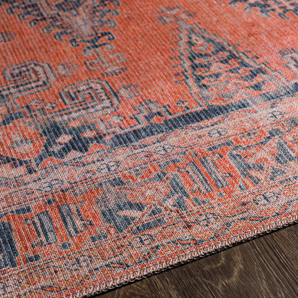 Surya Colin 7&#39;10&quot; x 10&#39;2&quot; Burnt Orange, Blue, Pale Blue and Tan Area Rug, , large