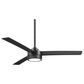 Minka-Aire Roto 52" Ceiling Fan with LED Light in Coal Black, , large