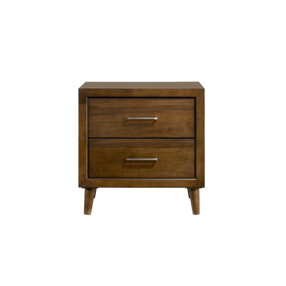 Mayberry Hill Malibu 2-Drawer Nightstand in Walnut, , large