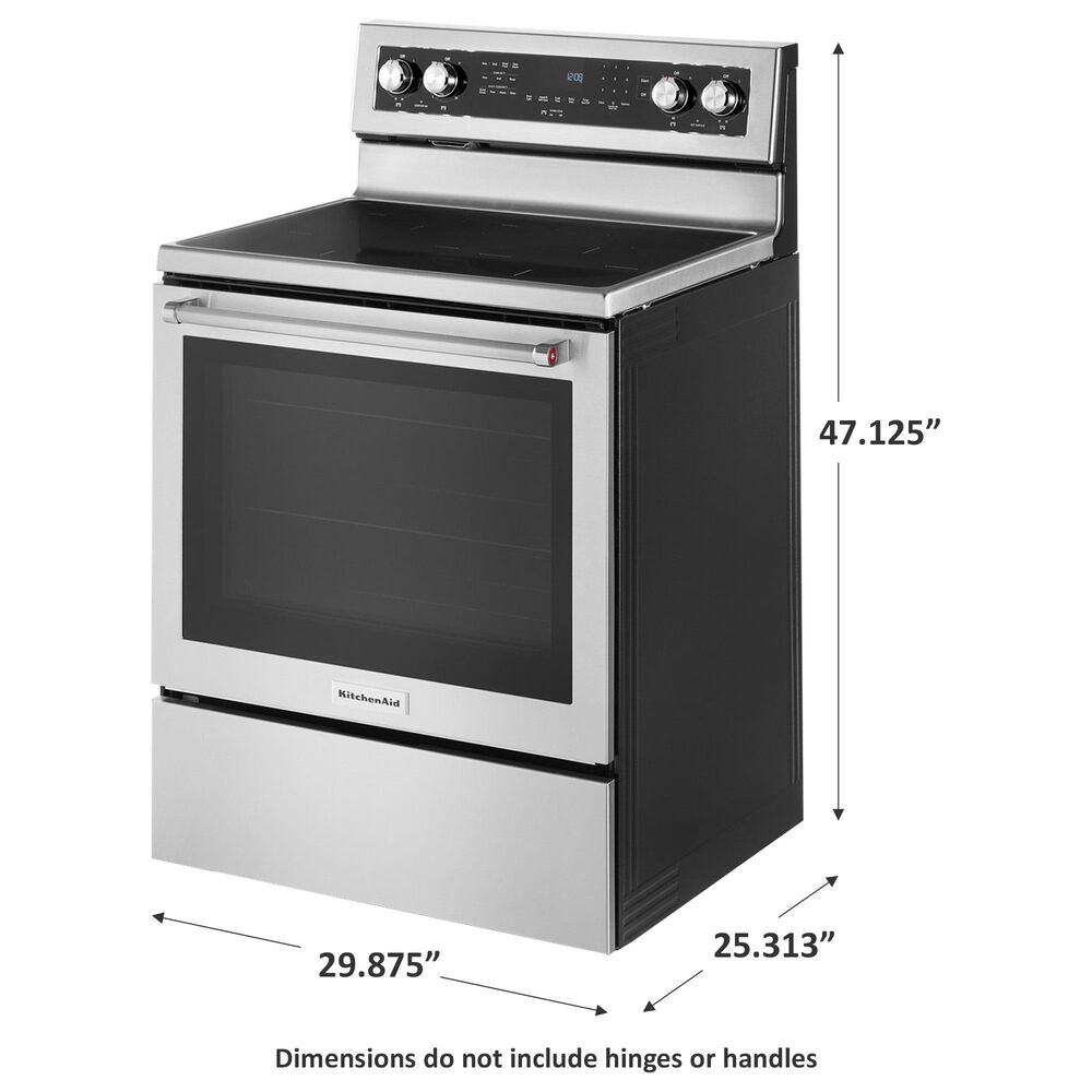 KitchenAid 6.4 Cu. Ft. Freestanding Electric Range, , large