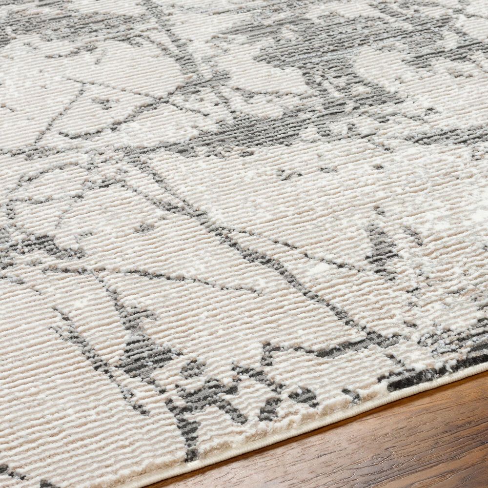 Surya Alder 7&#39;7&quot; x 10&#39; Ivory, Taupe, Tan, Gray, Charcoal and Light Slate Area Rug, , large