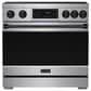Thor Kitchen Gordon Ramsay 6.0 Cu. Ft. Professional Induction Range with Black Color Kit Assembly in Stainless Steel, , large
