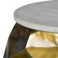 37B Stomp Marble Top Accent Table in Gold, , large