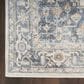 Nourison Astra Machine Washable 9" x 12" Grey and Gold Area Rug, , large