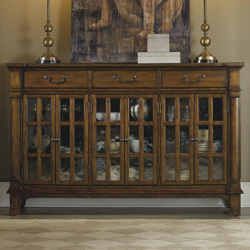 Hooker Furniture Tynecastle Buffet in Warm Chestnut, , large