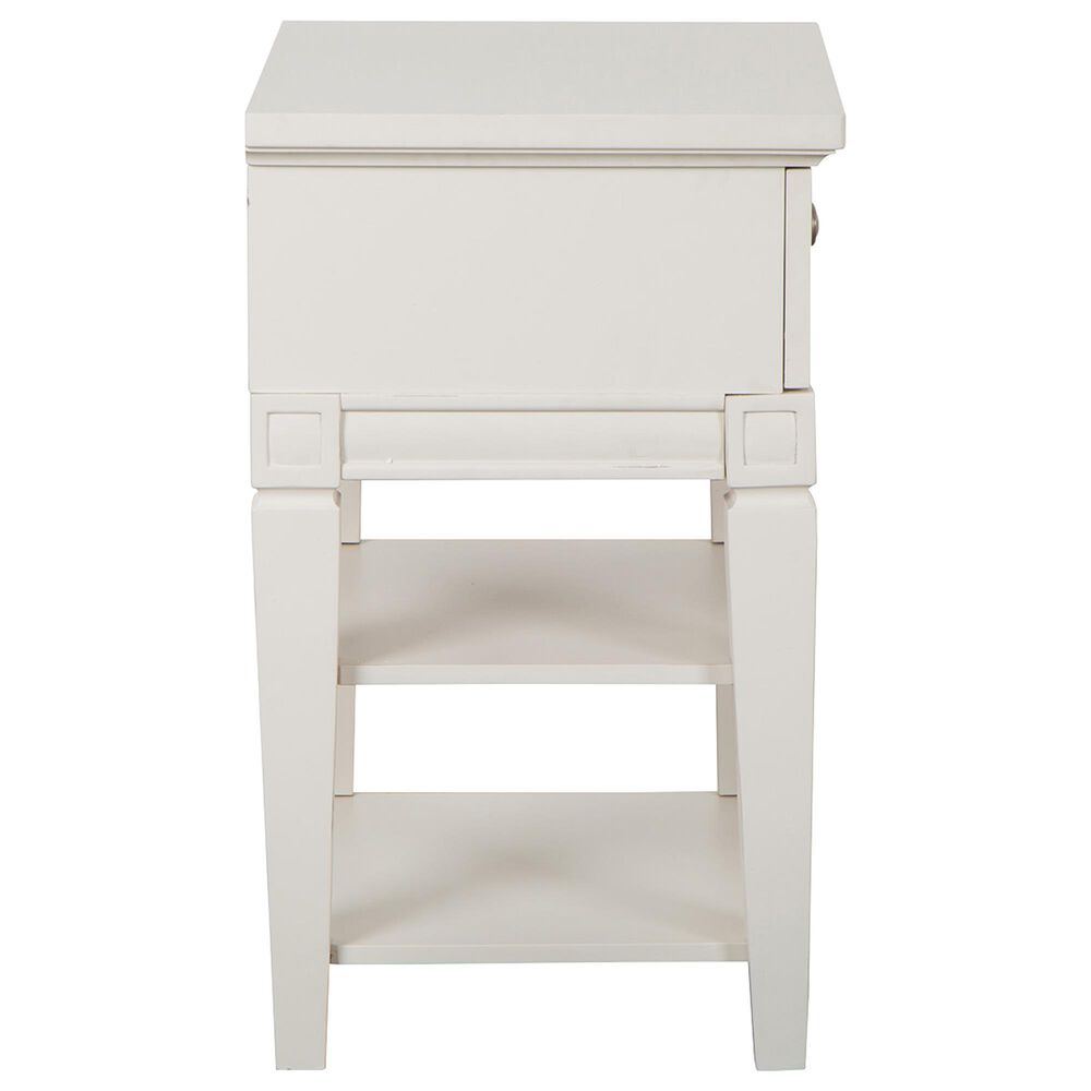 Nicolette Home Willowbrook 1-Drawer Nightstand in Egg Shell White, , large
