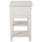 Nicolette Home Willowbrook 1-Drawer Nightstand in Egg Shell White, , large