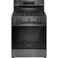 Frigidaire 30" Freestanding Gas Range in Black Stainless Steel, , large