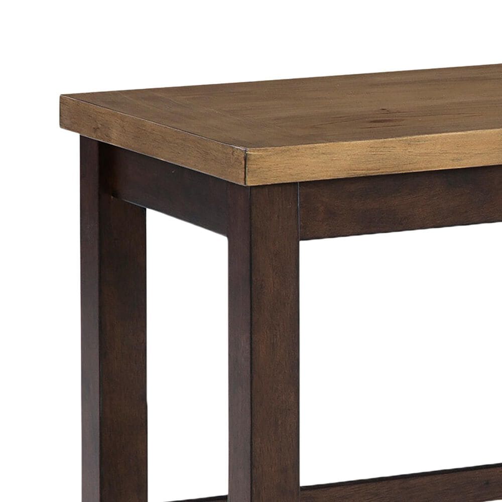 Ashley Rylandeen Counter Dining Bench in Light Brown and Dark Brown, , large