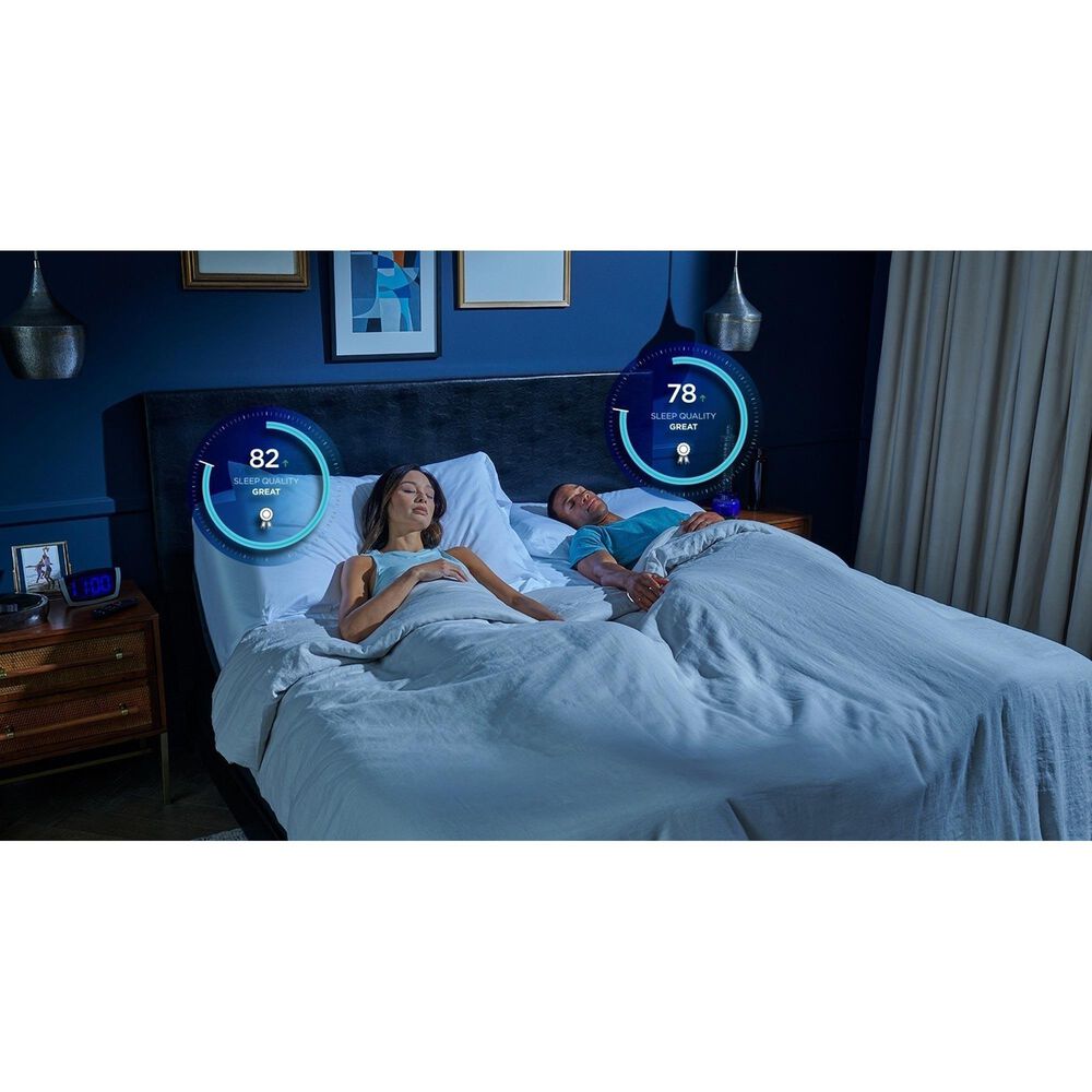 Tempur-Pedic LuxeBreeze 2.0 Firm Flex Head King Mattress with 2 Twin XL Ergo ProSmart Adjustable Bases, , large