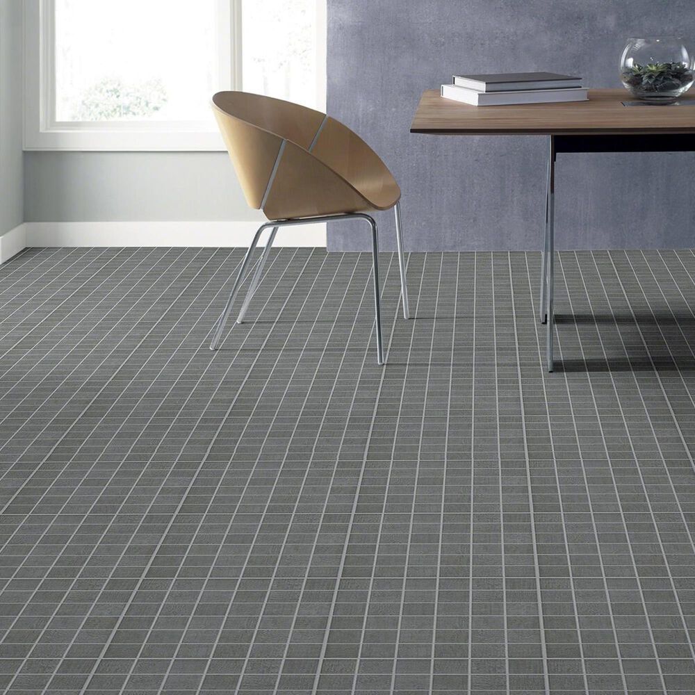 Shaw Tessuto Fumo 12&quot; x 12&quot; Porcelain Mosaic Sheet, , large
