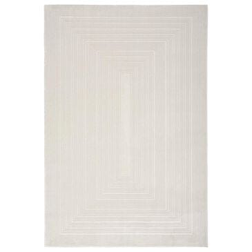 Nourison Irradiant 3"11" x 5"11" Ivory Area Rug, , large
