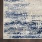 Nourison Cyrus CYR04 2"2" x 7"6" Ivory and Navy Runner, , large