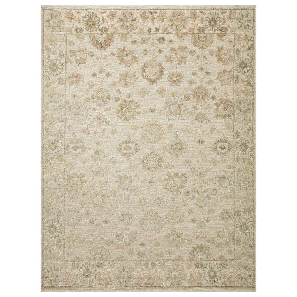 Magnolia Home Ingrid 2" x 3" Natural and Sage Area Rug, , large