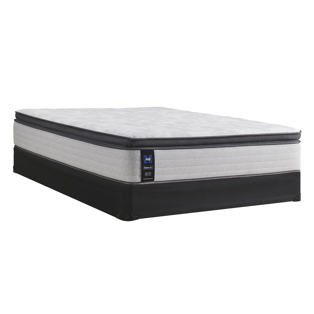 Sealy Posturepedic Diggens Soft Euro Pillow Top Full Mattress with High Profile Box Spring, , large