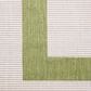 Loloi Easton Green and Ivory 5"3" x 7"6" Indoor/Outdoor Area Rug, , large