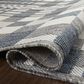 Loloi II Rainier 3"11" x 5"11" Ivory and Denim Indoor/Outdoor Area Performance Rug, , large