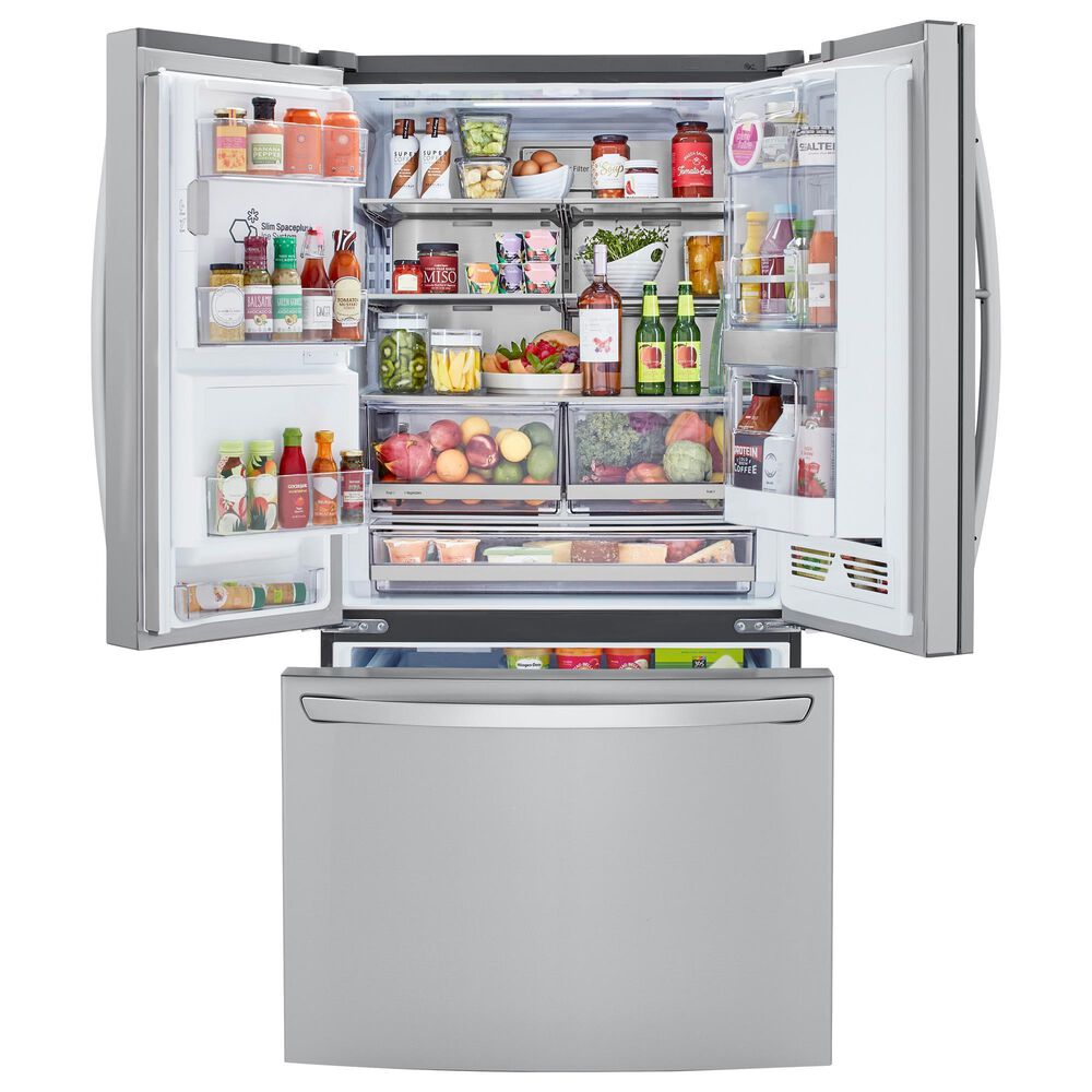 LG 30 Cu. Ft. Door-in-Door French Door Refrigerator with Craft Ice in PrintProof Stainless Steel, , large