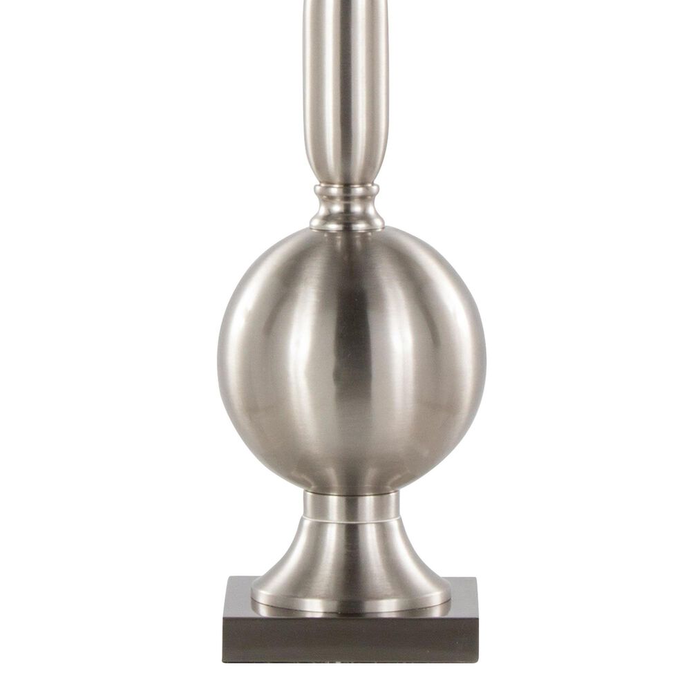 LumiSource Joan Metal Table Lamp in Brushed Nickel (Set of 2), , large