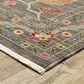 Oriental Weavers Lucca Aztec Floral 3"3" x 5" Grey Area Rug, , large