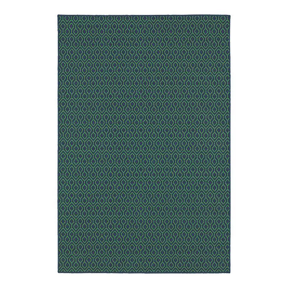 Oriental Weavers Meridian 1634Q 7&#39;10&quot; Round Navy Area Rug, , large