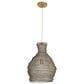 Uttermost Murmur 1-Light Pendant in Antique Brass, , large
