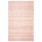 Safavieh Micro-Loop Southwestern 6" x 9" Pink and Ivory Area Rug, , large