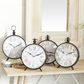Maple and Jade Vintage Table Clock in Black (Set of 4), , large
