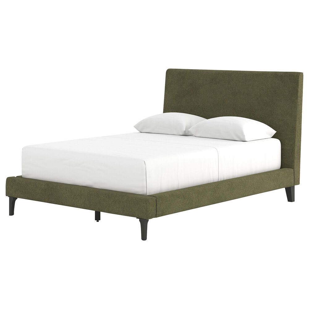 Ashley Chirason Full Platform Bed in Sage Green, , large