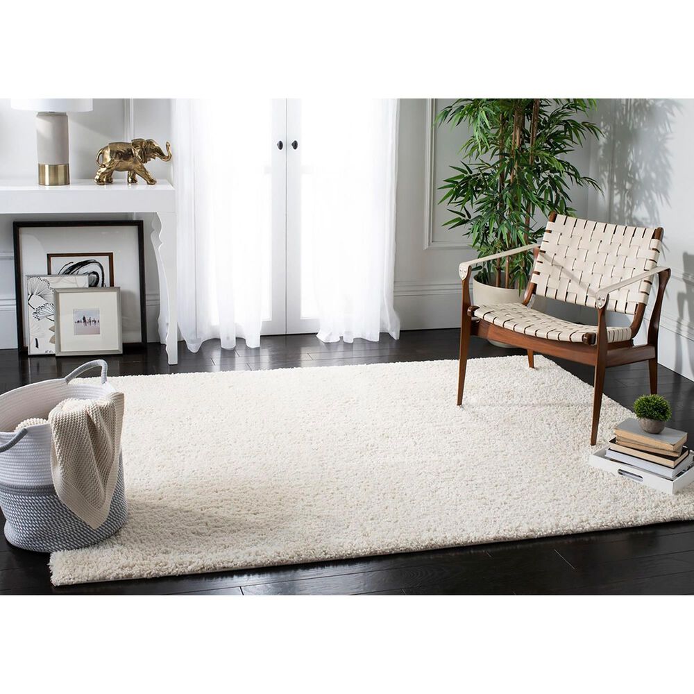Safavieh August Shag AUG900C 10&#39; x 14&#39; Ivory Area Rug, , large