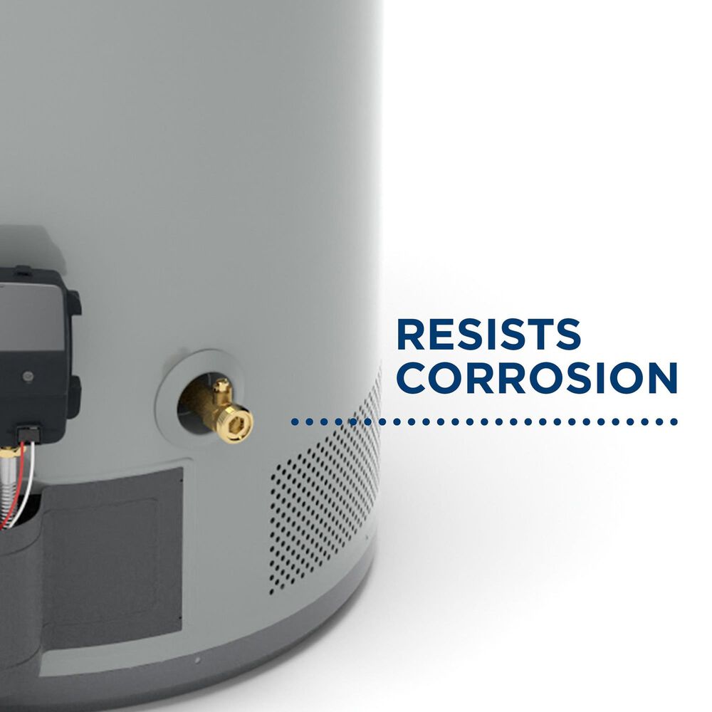 GE Appliances RealMAX Choice 40-Gallon Short Natural Gas Ultra Low-NOx Atmospheric Water Heater in Gray, , large