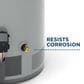 GE Appliances RealMAX Choice 40-Gallon Short Natural Gas Ultra Low-NOx Atmospheric Water Heater in Gray, , large