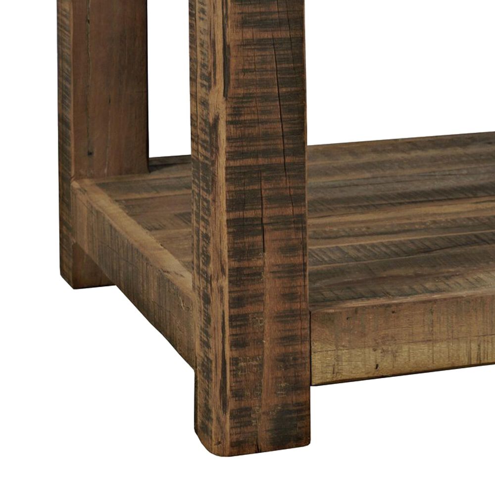Waltham Reclamation 1-Shelf Coffee Table in Brown, , large