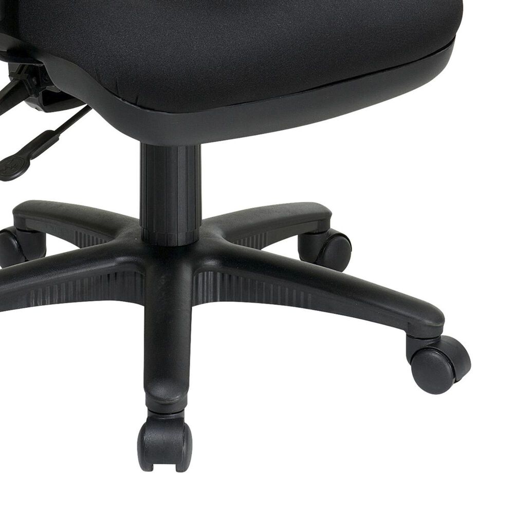 OSP Home ProGrid Ergonomic Task Chair in Coal, , large