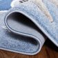 Safavieh Carousel Animals 3" Square Blue and Grey Kids  Area Rug, , large