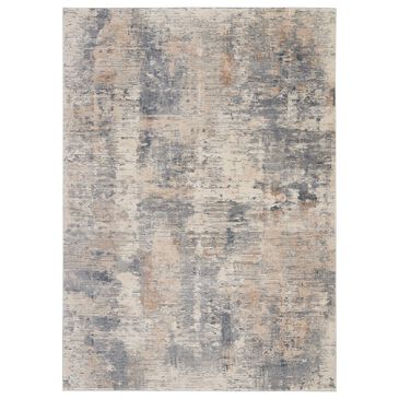 Nourison Rustic Textures RUS05 9"3" x 12"9" Beige and Grey Area Rug, , large
