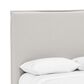 Bernhardt Griffin King Upholstered Panel Bed in White and Cream, , large