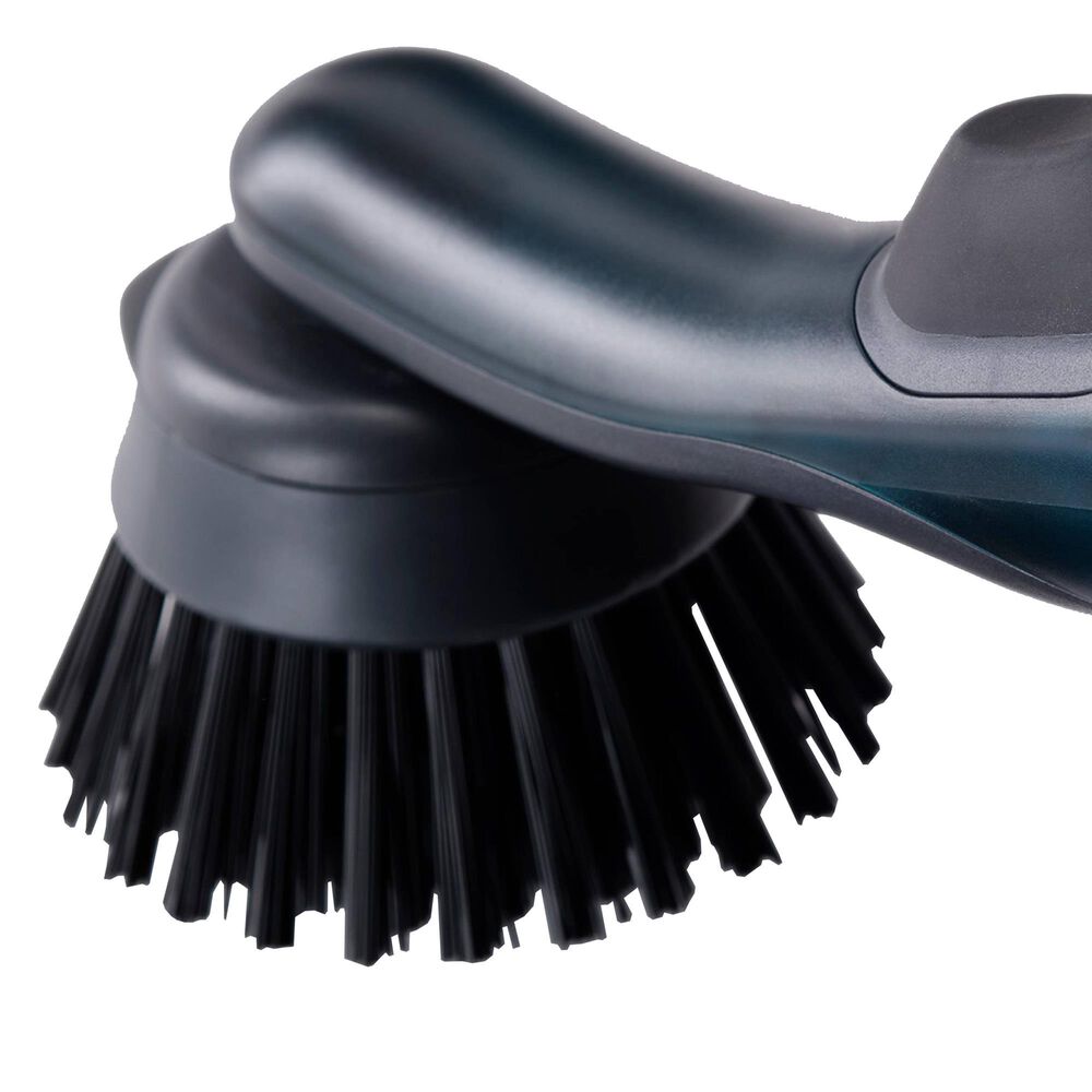Joseph Joseph SinkTech Soap Dispensing Washing Up Brush with Replacement Head in Clear and Black, , large