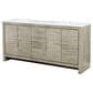 Lexora Home Lafarre 72" Double Bathroom Vanity in Rustic Acacia with 2 cm White Quartz Top and Rectangular Sinks, , large