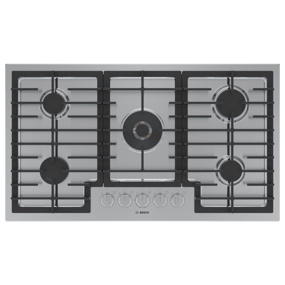 Bosch 800 Series 2-Piece Kitchen Package with 30&quot; Double Wall Oven 36&quot; Gas Cooktop and in Stainless Steel, , large
