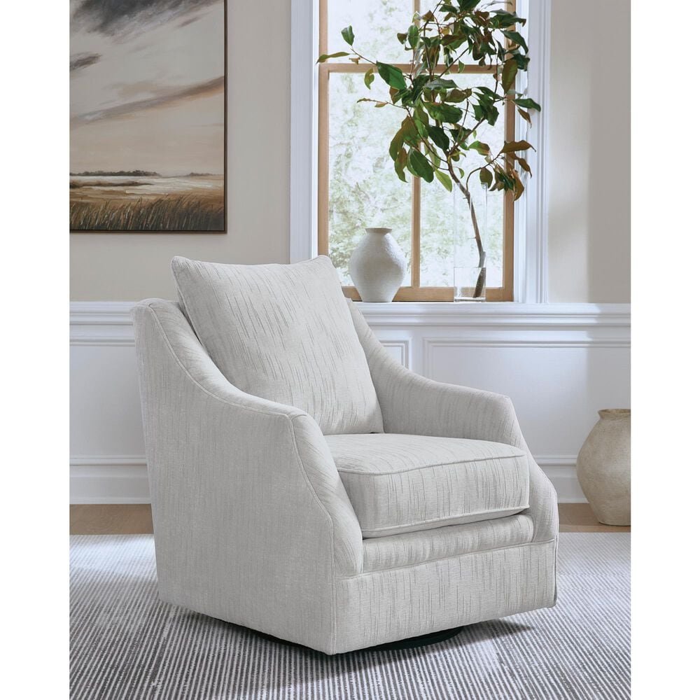 Ashley Gubbins Swivel Accent Chair in Gray, , large