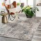 Surya Cardiff CDF-2302 Light Gray, Charcoal, Light Beige, Tan and Dark Blue 10" x 13"11" Area Rug, , large