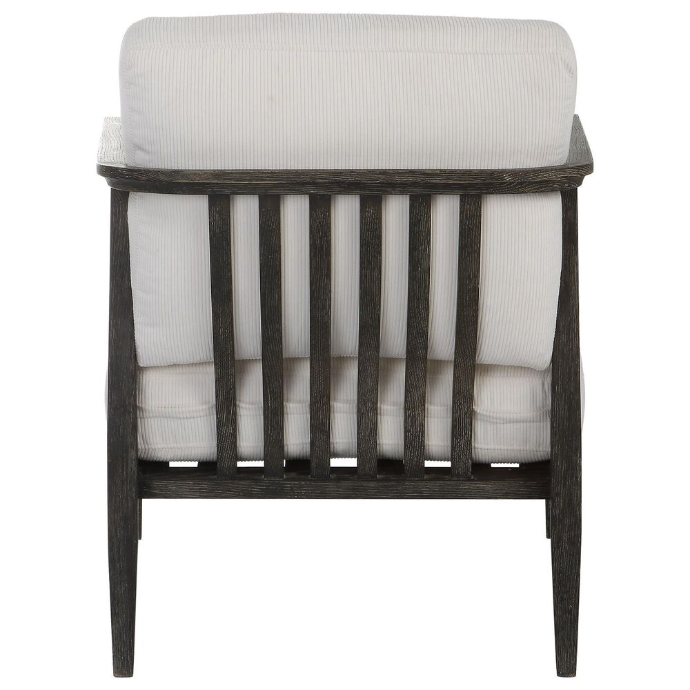 Uttermost Brunei Accent Chair in White, , large